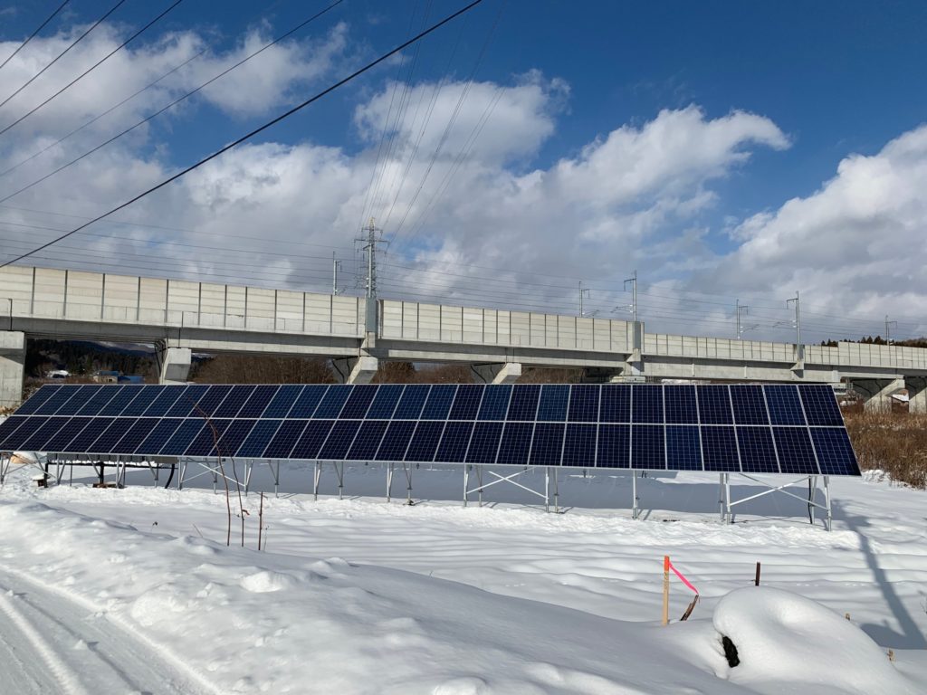 12/24  北海道北斗市　太陽光発電低圧工事画像